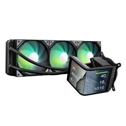 Panorama SE 360 ARGB 360mm AIO Dönebilen 6.5 '' AMOLED Kavisli Ekran 3D Anamorfik Etkisi Özelleştirilebilir AIO Soğutucu 360mm Asetek Adela 280 w TDP ARGB Fan Intel LGA 1851/1700/1200/115X AMD