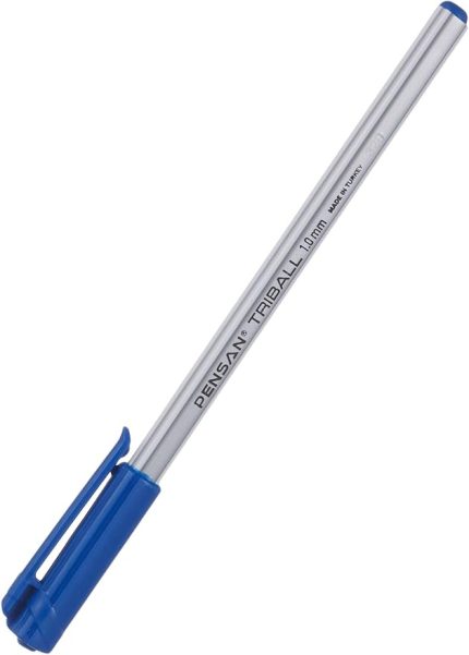 PE01003TKMA Trıball Tükenmez Kalem Mavi 12.Li