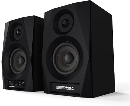 DSM-3 BT | Çift | 3 inç 2x 20W 2-Yollu Bluetooth Özellikli Aktif Stüdyo Referans & DJ Monitörü | Hoparlörü