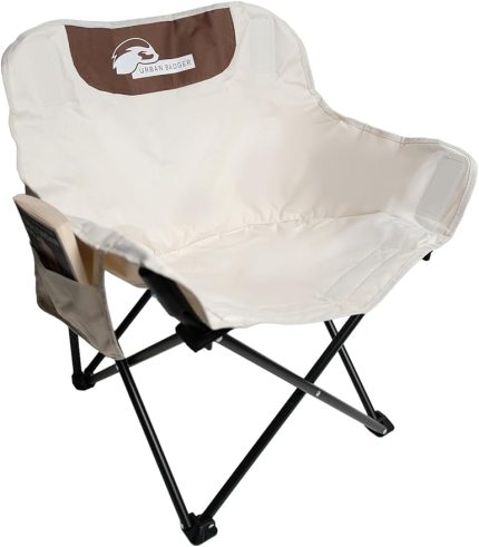 Badger Nidavel Kanvas Katlanabilir Sandalye, Dayanıklı Kamp Ekipmanları, Kamp Aksesuarları, Açık Hava Sporları