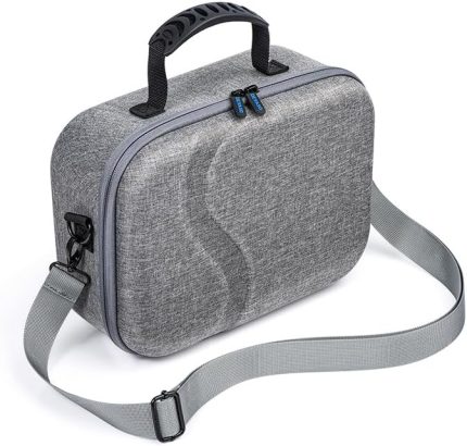 seyahat taşıma çantaları saklama çantası Meta Quest 3 VR gözlük kulaklık denetleyicisi. su geçirmez organizatör saklama çantası omuz askısı ile Quest 3 aksesuarları, gri, Çanta Düzenleyici