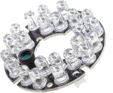 24 Kızılötesi IR LED 850nm Kurulu Modülü Kamera Gözetim Sistemi Için