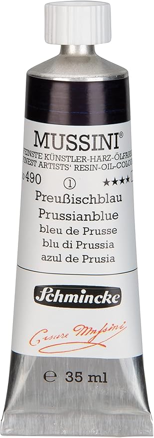 Mussini Artist Yağlı Boya 35 ml Seri 1 490 Prussian Paris Blue
