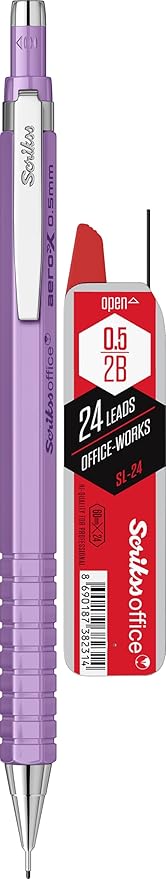 OFFICE Aero-X Versatil 0.5 Mm Mor & SL-24 Min 2B 2'Li Blister