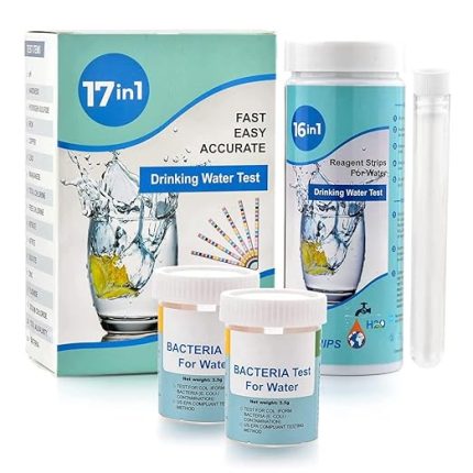 17'si 1 arada Komple Su Test Kiti Ev için Su Test Kitleri, İçme Suyu Test, PH, Kurşun