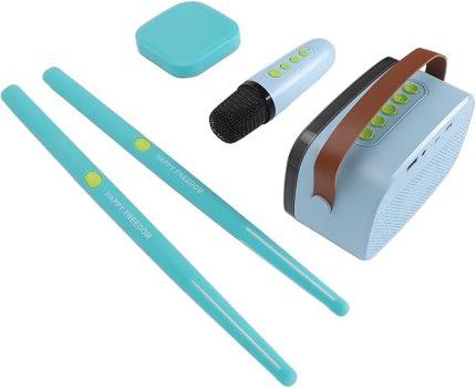 Hava Dul Seti, Hoparlör Mikrofonlu Sanal Dramstick Profesyonel Ses -Ev Için Dönüştürücü (Canavar)