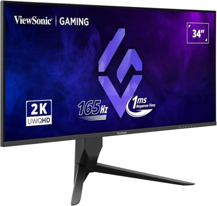 VX3480-2K-PRO 34" WQHD 21:9 165Hz 1ms FreeSync Premium 2xHDMI, 1xDP Yükselik Ayarlanabilir Gaming Monitor