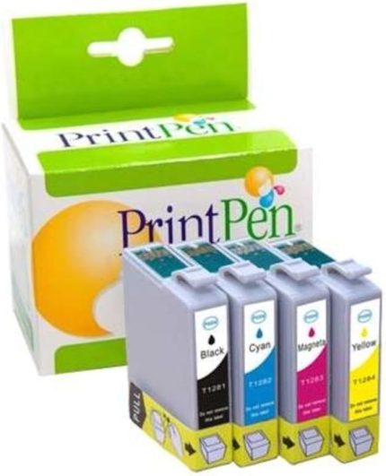 ile uyumlu T1291 T1292 T1293 T1294 Muadil Kartuş Seti