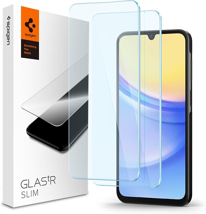 Samsung Galaxy A25 / A15 ile Uyumlu Cam Ekran Koruyucu GLAS.tR Slim HD (2 Adet) - AGL07447