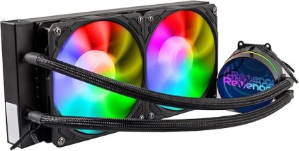 Nitro Cold 200 Intel ve AMD Destekli RGB Fanlı Infinite Panel CPU İşlemci 240mm Sıvı Soğutma Sistemi (Siyah)