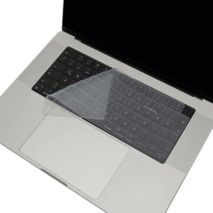 Macbook Klavye Koruyucu Air Pro M1-M2-M3 (US-İNGİLİZCE) (Touchbarsız) A2681 A3113, 2941 A3114, A2442 A2779 A2992 A2918, A2485 A2780 2992 ile Uyumlu Şeffaf