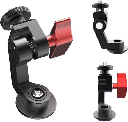 Insta360 X5 için kamera braketi, kamera gidon dağı alüminyum alaşım motosiklet bisiklet montaj tutucu ile 1/4 inç vida genişletilmiş aksesuar Insta 360 X5 X4 X3 aksesuarları