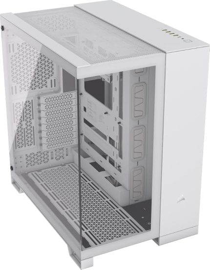 6500X Mid-Tower Dual Chamber PC Case - White (CC-9011258-WW)