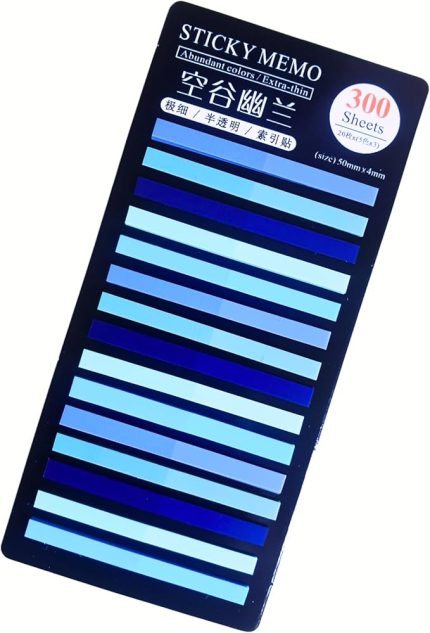 Sticky Notes Şeffaf Renkli Yapışkan Postit Not Kağıdı Etiketi Kısa Şeritler (Renk 2)