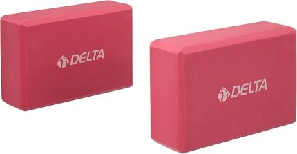 Çiftli Yoga Blok - 2 Adet Yoga Block - Eva Yoga Bloğu Seti,Fuşya