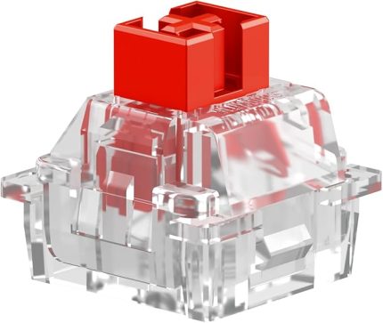 Oyun - Mekanik Oyun Klavyeleri için Fox Lineer Manyetik Hall Efekt Anahtarları (36 ADET), Oyun için Sessiz Kırmızı Anahtarlar, HE Hotswap Klavyeler için Manyetik Anahtarlar, Arkadan