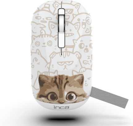 IWM-242K Bluetooth 5.4 + 2.4G Kablosuz Sessiz Optik Mouse | Şarjlı 500mAh Batarya | Çift Modlu Bağlantı | 800-1600 DPI | Manyetik Kapak | Sağ-Sol El Uyumlu | Windows, Mac, Android