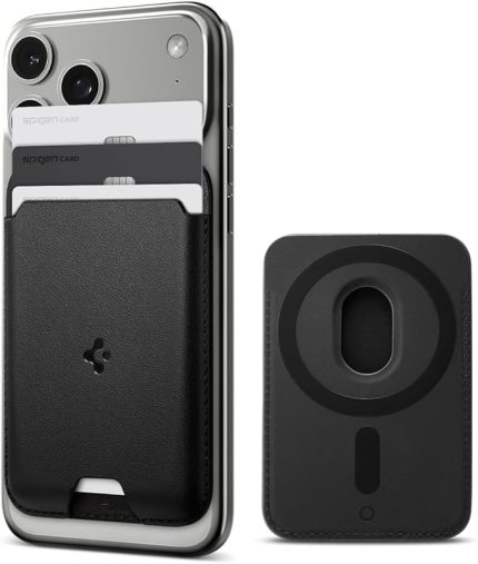 MagFit iPhone için MagSafe özellikli 3 Kartlı Manyetik Cüzdan Valentinus Wallet Black - AFA05760