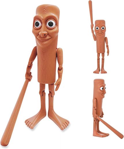 Tung Tung Sahur 3D Figür - İtalyan Brainrot BRR Patapim Koleksiyon Figürü, Viral 3D Baskılı Hayvan Sanatı Hayranlar, Ev ve Masa Dekorasyonu