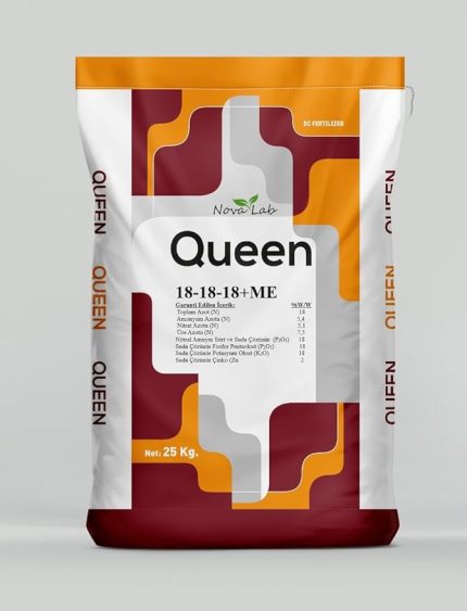 Lab QUEEN 18 18 18 + Me Npk Gübre Suda Çözünür Damlama Gübresi 25 kg
