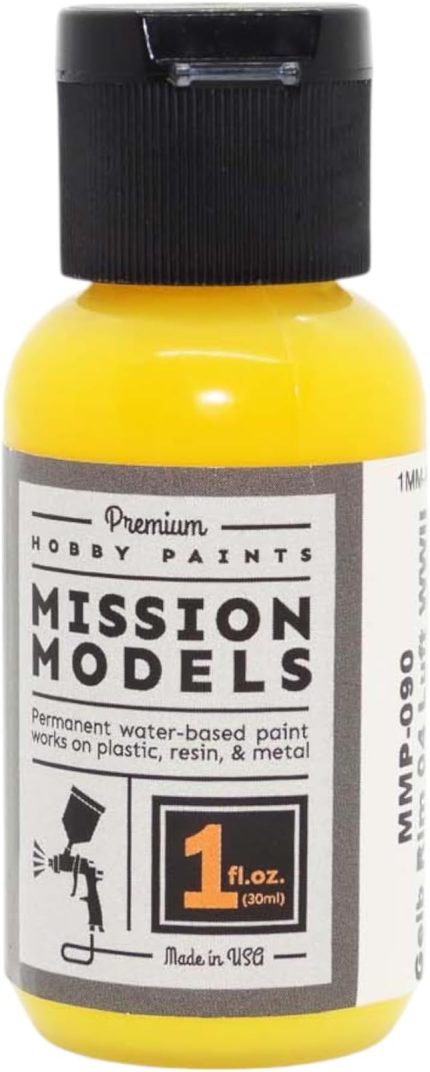 MODELS MMP-090 Sarı Sarı RLM 04 Hava WWII Akrilik Boya 1 oz (30 ml)