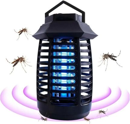 Tutma ve Asma Saplı Ledli Sinek Makinesi 2W Sinek Öldürücü UV Mor Işıklı Aparat