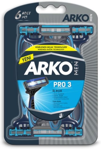 MEN T3 Tıraş Bıçağı Pro3 Blister, 6'lı