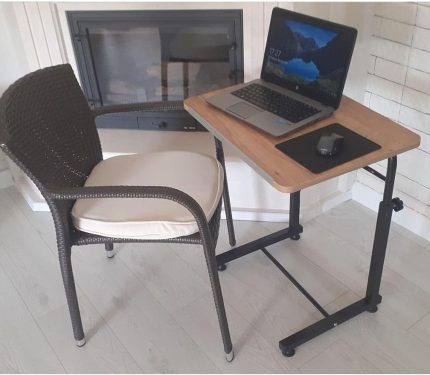 Koltuk Sehpası Notebook Laptop Bilgisayar Çalışma Masası Yükseklik Ayarlı Akrobat Masa Yatak Yan Seh