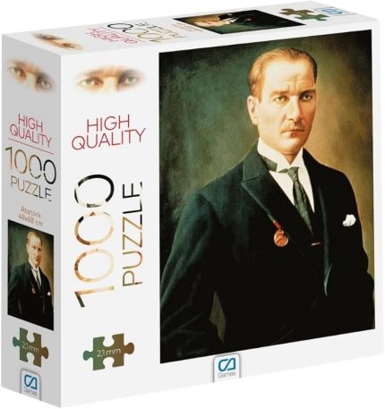 Games Başkomutan Atatürk 1000 Parça 2,2Mm Kalınlık 48X68Cm Profesyonel Hobi Puzzle Yapboz Serisi vgn462