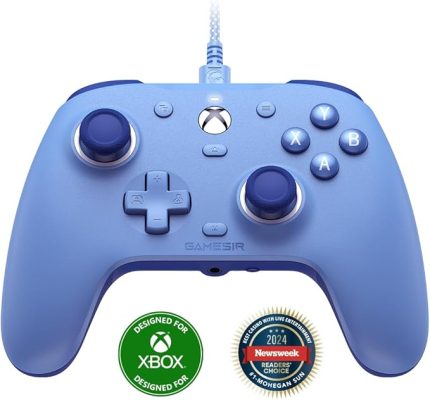 Xbox Series X|S, Xbox One ve Windows 10/11 için G7 SE kablolu oyun kumandası, Hall efektli Joysticks/Hall Trigger, 3,5 mm ses jakı - mavi
