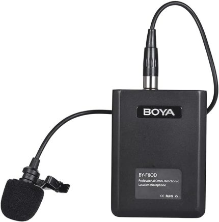 BY-F8OD Çok Yönlü Akustik Vokal Yaka Mikrofon