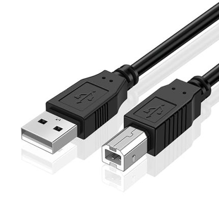 Products USB A'dan USB'ye Ses MIDI Kablosu Erkekten Erkeğe - MIDI - USB Kablosu 2.0 Tipi Bilgisayar, Dizüstü Bilgisayar, MIDI Piyano Klavyesi, Projektör, Yazıcılar ve USB MIDI Kablo Arayüzüne Sahip Ekipman için (1,5 metre)
