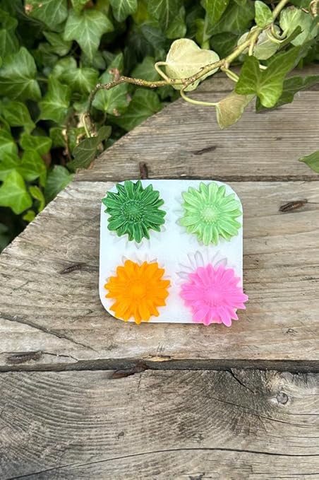 Concept Koyun Gözü Çiçeği Dörtlü Mum Kalıbı (Silikon) - Görsel 3