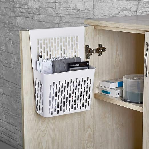 Org-52 2 li Asılabilir Mutfak Banyo Dolap İçi Düzenleyici Organizer Deterjanlık - Beyaz - Görsel 2