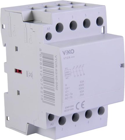 VTCR-63/40 Sessiz Kontaktör 63A 4no