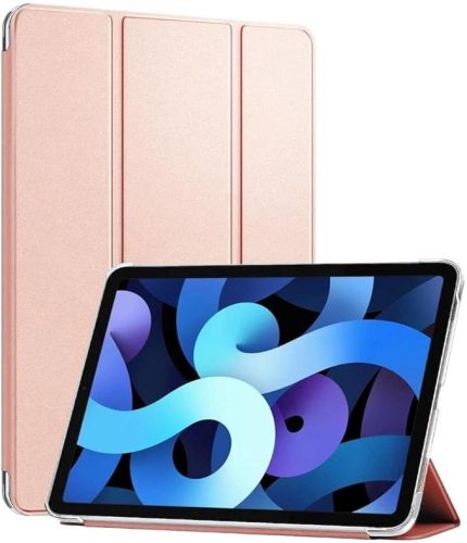 MatePad Air 11.5 inç ile uyumlu Kılıf PU Deri Smart Standlı Case Rose Gold