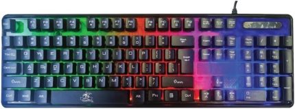 KBL707 Mekanik Hisli RGB Led Arka Işıklı Şeffaf Gaming Oyuncu Klavye
