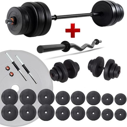 108 Kg Z BAR Halter Seti ve Dambıl Seti Ağırlık Fitness Seti