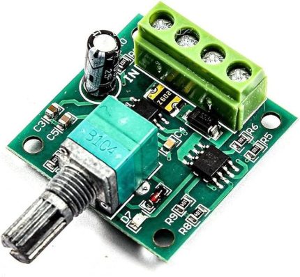- 12V 2A PWM DC Motor Hız Kontrol Modülü