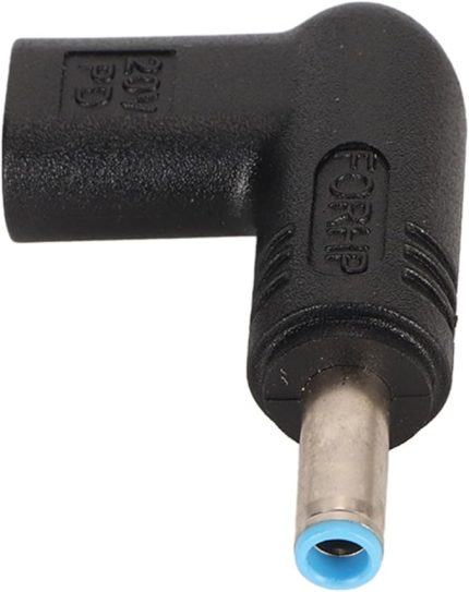 USB C DC Güç Adaptörü Tip C Dişi 4.5x3.0mm DC Adaptör Kararlı Performans Güvenlik Koruması 100 W PD Dizüstü Bilgisayar Için