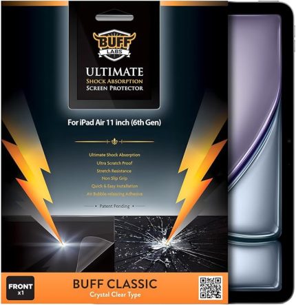 iPad Air 11 inch Uyumlu 6. Nesil M2 2024 Ekran Koruyucu, Şeffaf HD Nano Jelatin Film