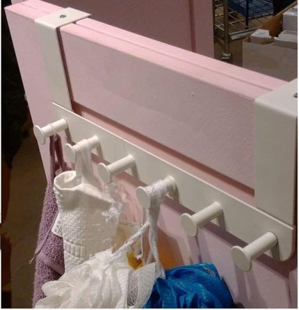 Enudden Kapı Askısı Kancaları Beyaz Metal Robe Havlu Kemerleri