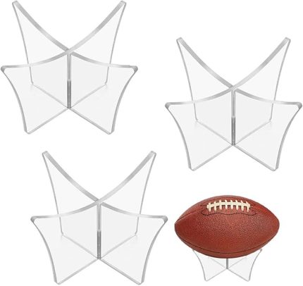 Şeffaf top aksesuarı, top standı, top tutucu, akrilik küre, voleybol, futbol, basketbol, rugby topu, softball ve bowling için akrilik