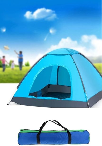 Kişilik 300 220 170 cm Ölçülerinde Taşıma Çantalı Kolay Kurulumlu Kamp Çadırı,