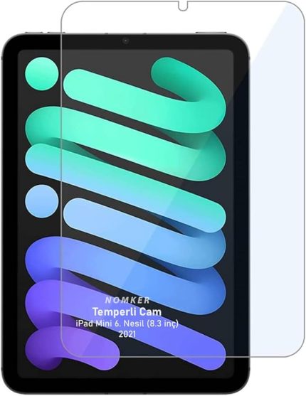 iPad Mini 8.3 inç (6. Nesil) Uyumlu Temperli Ekran Koruyucu Kırılmaz Cam Glass 2021 A2567 A2568 A2569