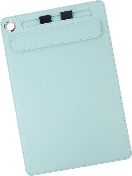 Kapaksız Sekreterlik Mıknatıslı Sanatsal Çizim A4 Rainbow Art Clip Board Vegan 23,5x35,5 cm. SU YEŞİLİ