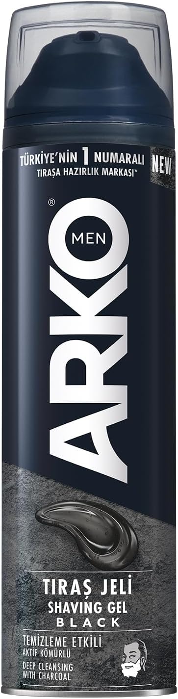 Men Tıraş Jeli Black Aktif Kömürlü 200 Ml