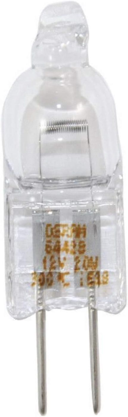 halojen pin taban lambası G4 12 V 20 watt 64428 300 derece fırın lambası