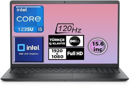 Inspiron 3520 i5-1235U 8GB 512GB SSD 15.6 FHD Ubuntu Taşınabilir Bilgisayar I35201003U