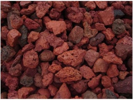 Akvaryum Taşı 1 Kg 10-15 Mm Akvaryum Pomzası Teraryum Taşı Kırmızı Pomza Lav Taşı Volkanik Cüruf